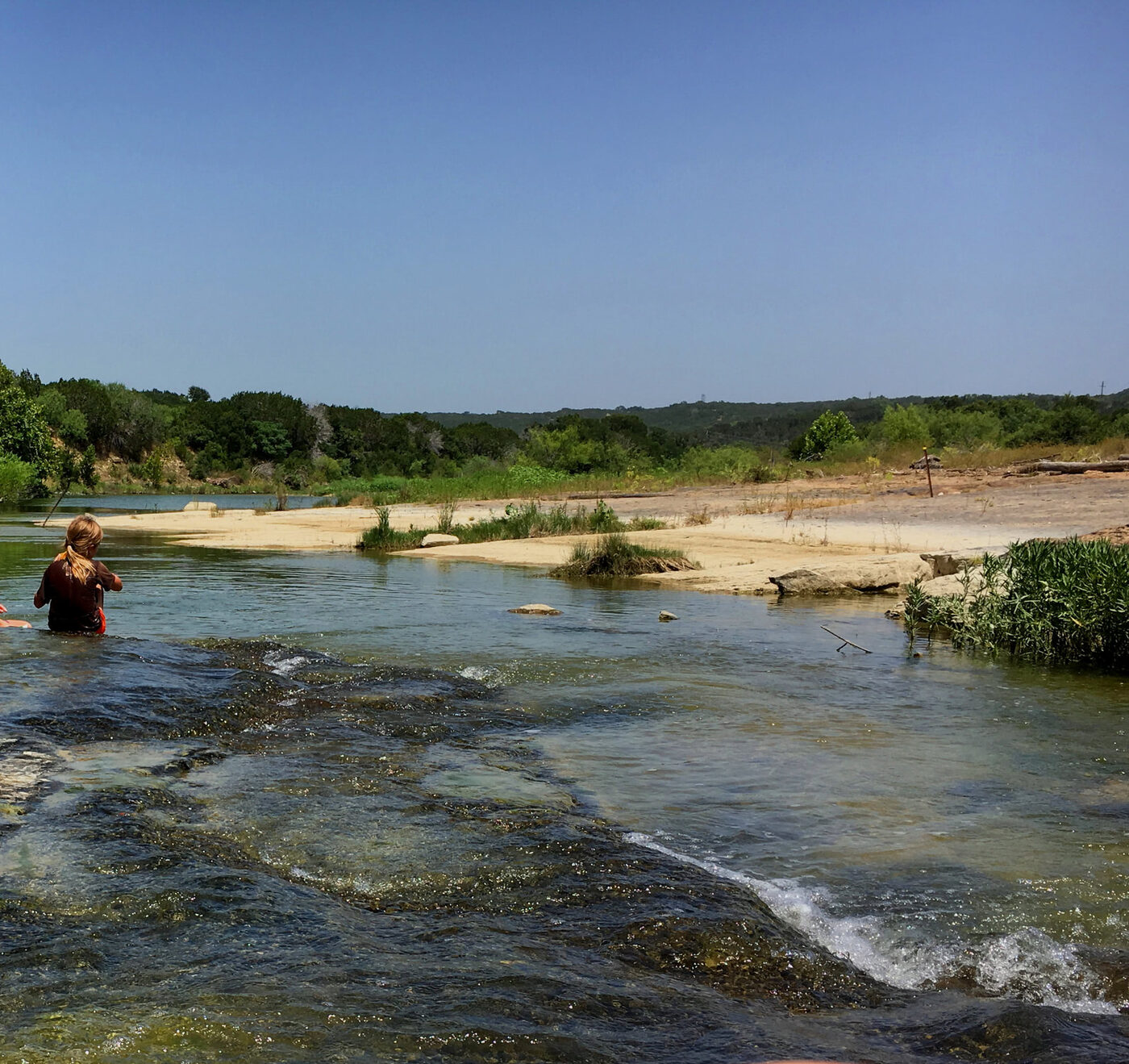 Creek water on the ranch