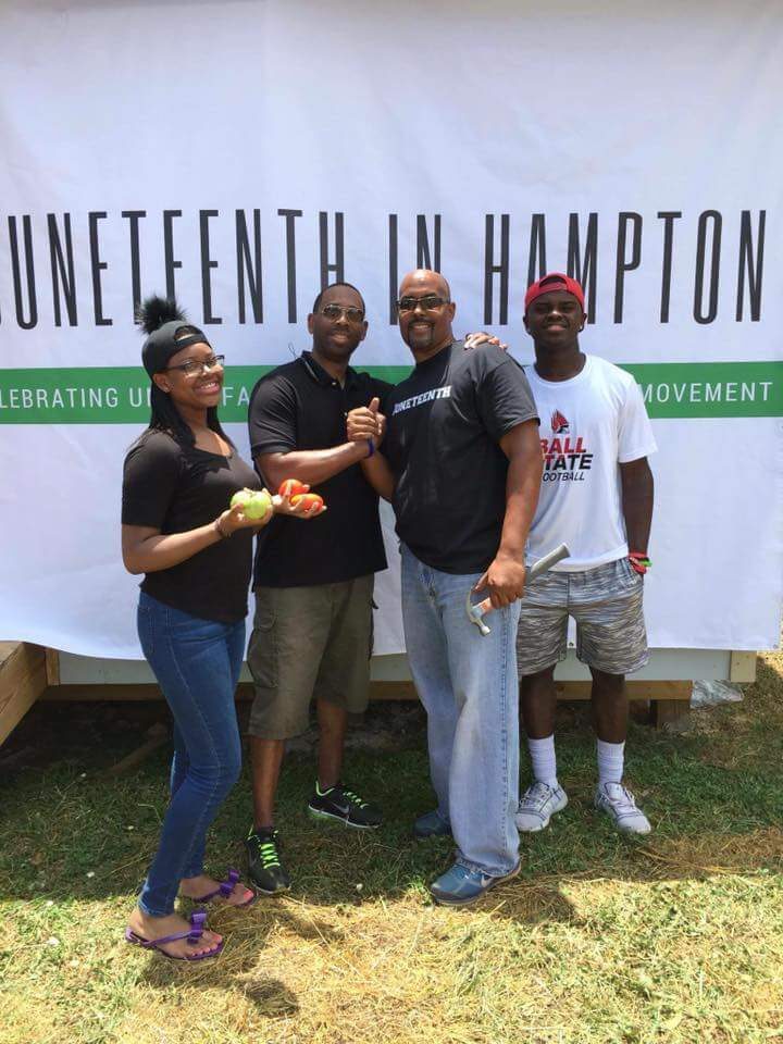 Wayne Swanson at a Hampton community event